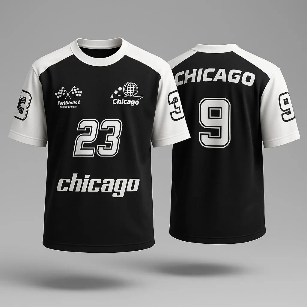 Mens Over Size T-shirt CHICAGO Edition